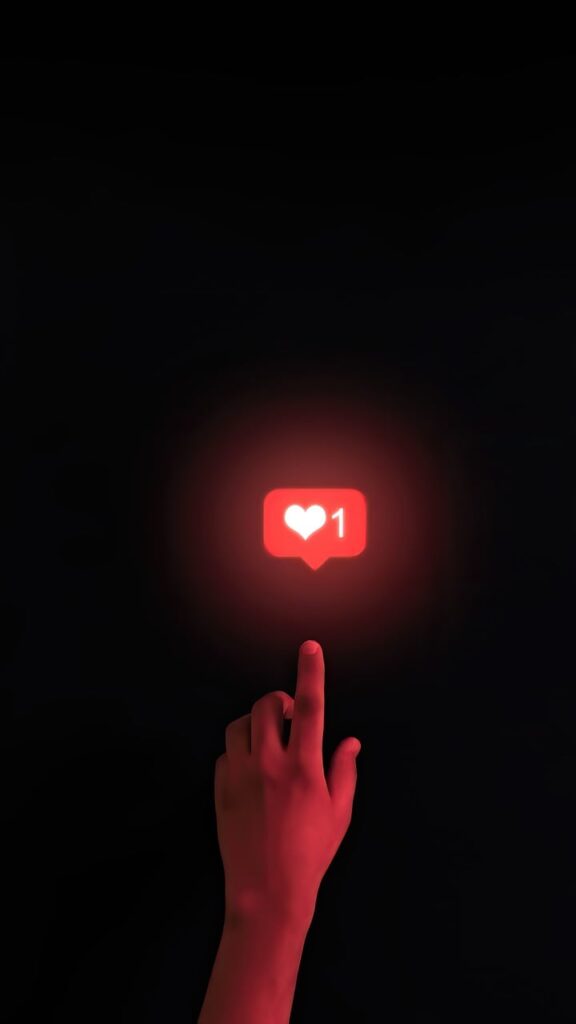 Love symbol from instagram