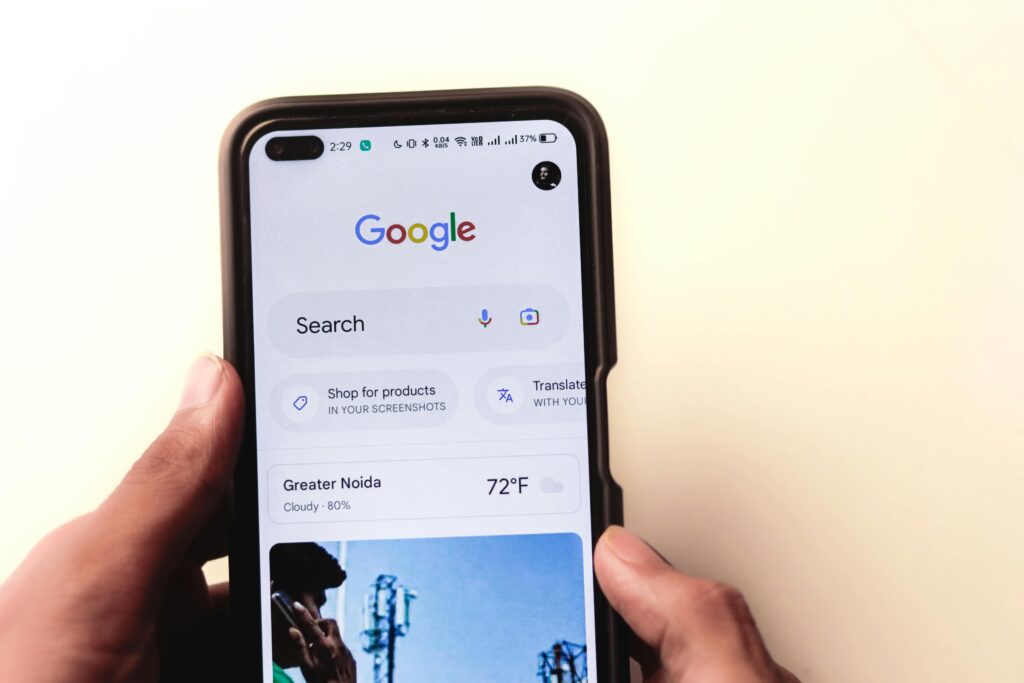 Google on Smartphone